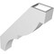 Ekena Millwork 3-in. W x 14-in. D x 18-in. H Valencia Architectural Grade PVC Knee Brace BRCP03X14X18VAL - alternate 6